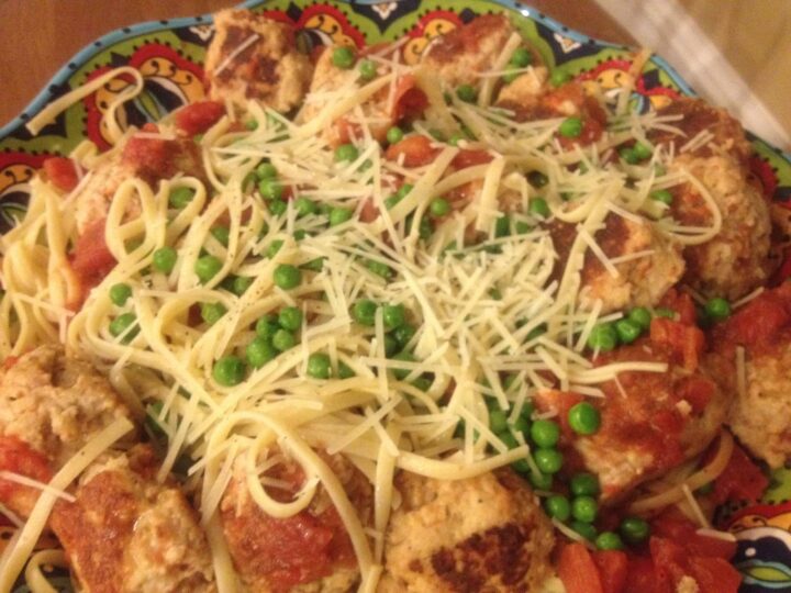 chicken ricotta meatballs