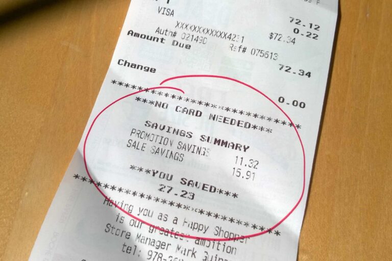Grocery Savings Saving Money at the Grocery Store