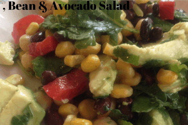 Kale Bean & Avocado Salad thin