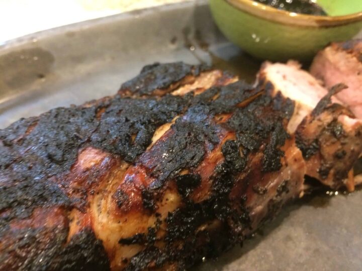 blueberry glazed pork tenderloin