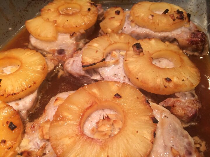 Easy Pineapple Teriyaki Pork Chops
