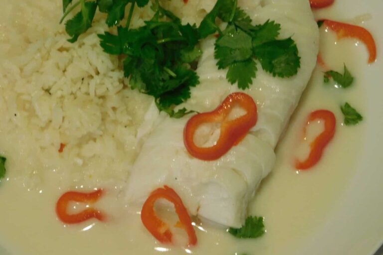 poached fish recipe with lime and coconut