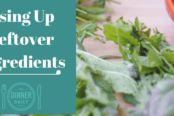 using leftover ingredients