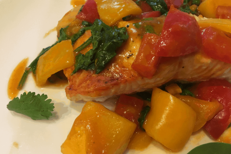 Simple Meal Ideas: Salmon with Mango Sauce