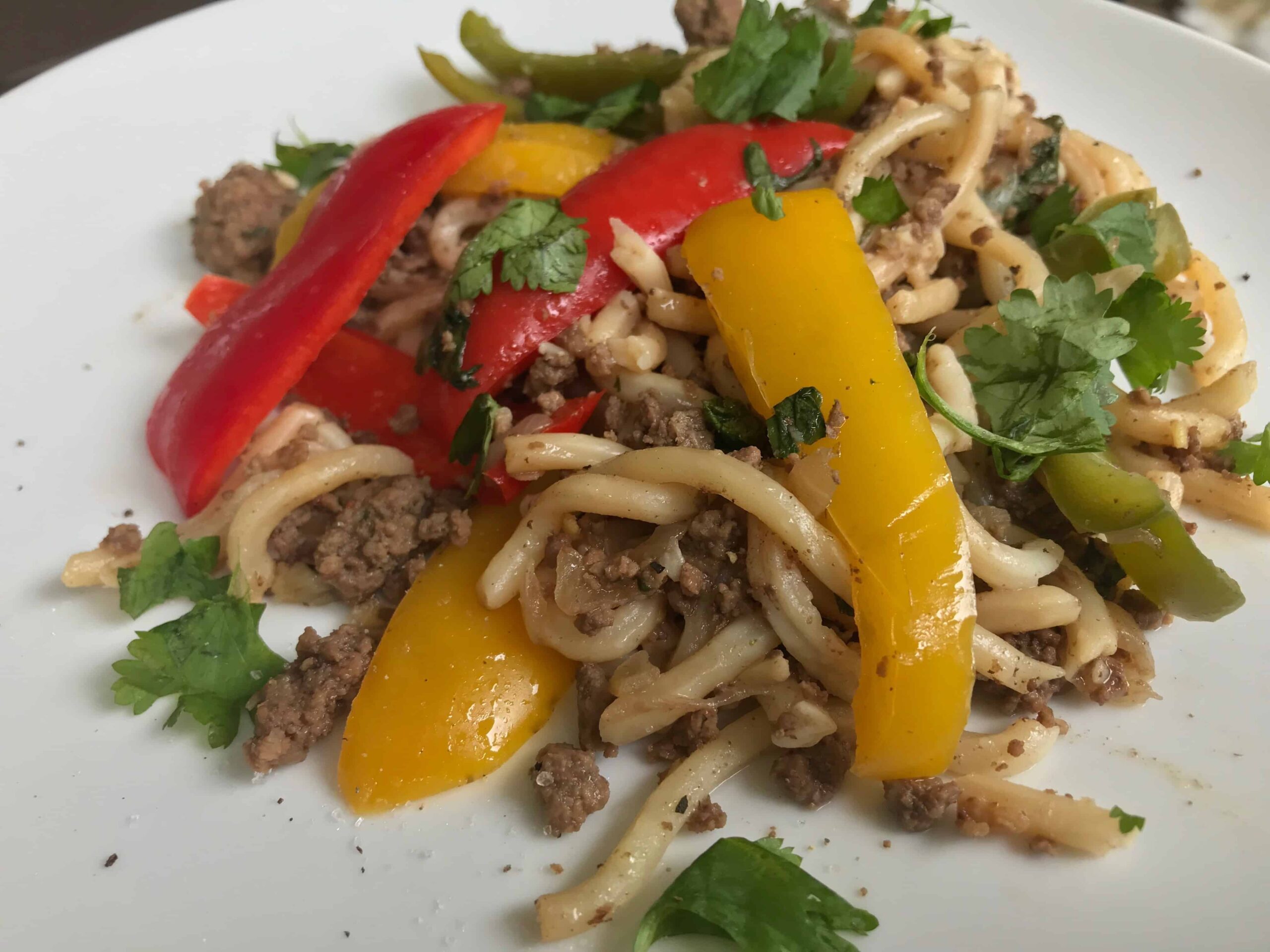 Beef Noodle Stir Fry an easy beef and noodles recipe The Dinner Daily