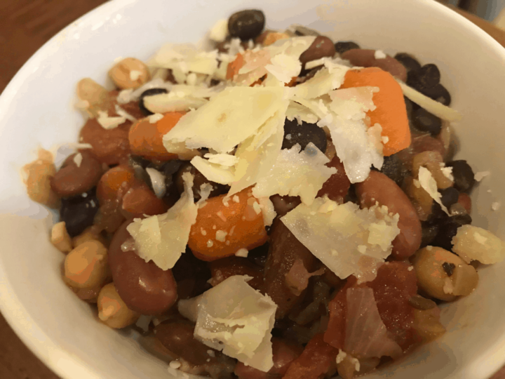 Three Bean Vegetarian Stew Bean Stew Recipe