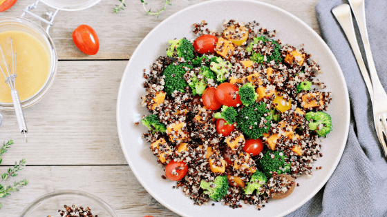 Low Carb- Sweet Potato and QUinoa healthy carbs