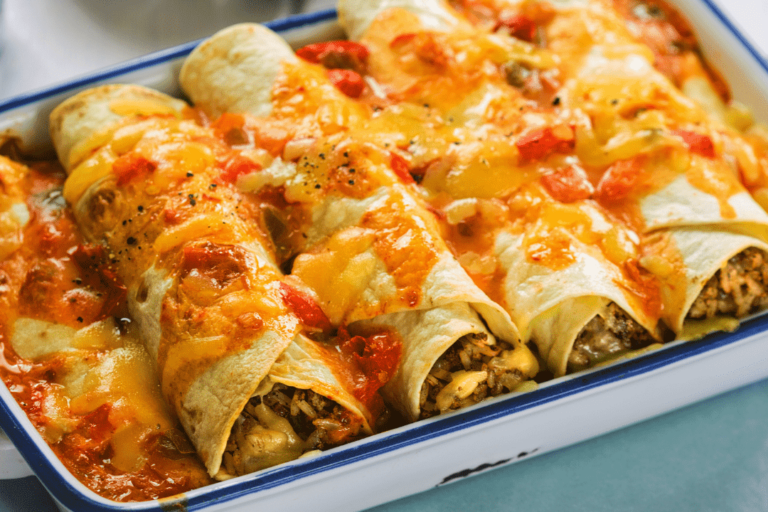 Kid Friendly Burritos with Bean and Cheese
