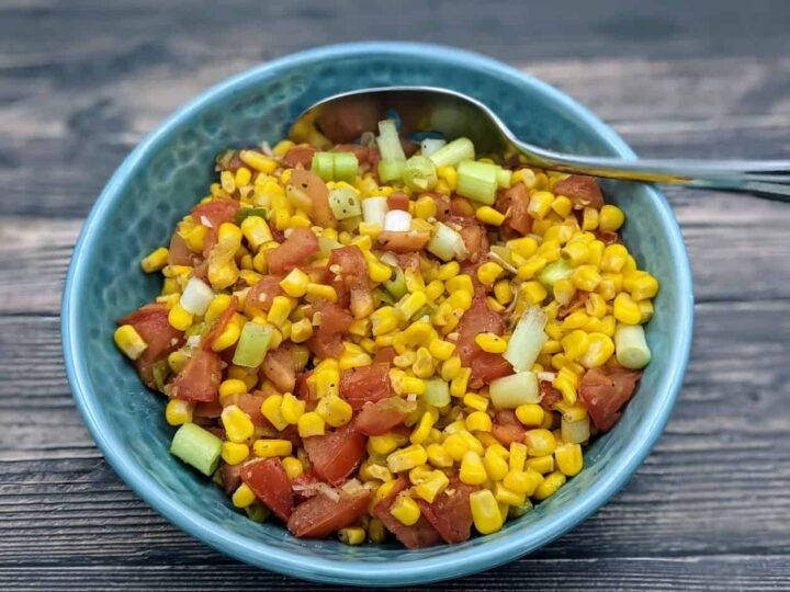 Tomato and Corn Salad easy sides for a cookout
