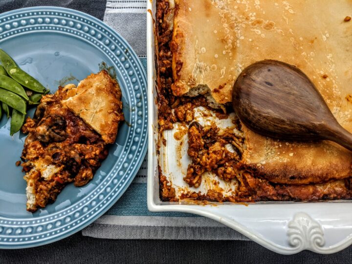 Upside Down Pizza Bake make ahead dinners