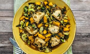 Chicken with Mango & Bok Choy